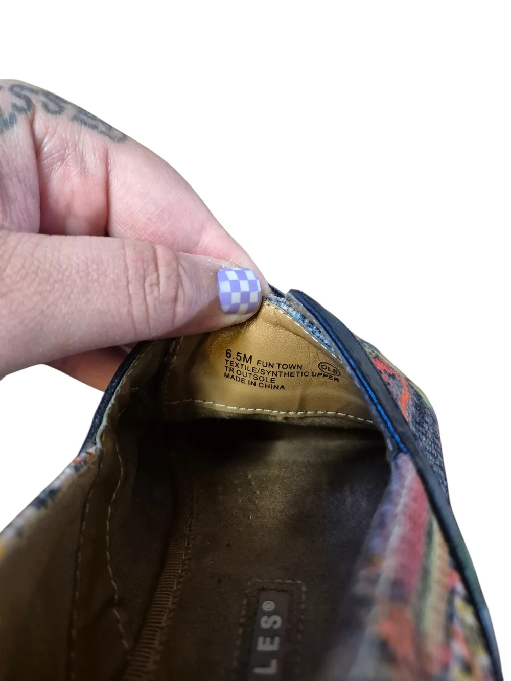 AEROSOLES Colorful Boho Woven Espadrille Sneakers 6.5M